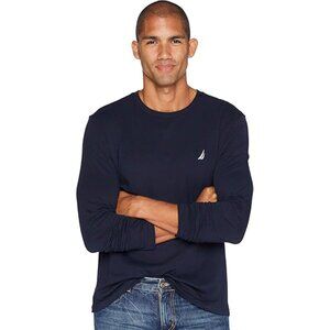 NWOT Nautica Men’s Size XL Heather Gray Long-Sleeve Shirt